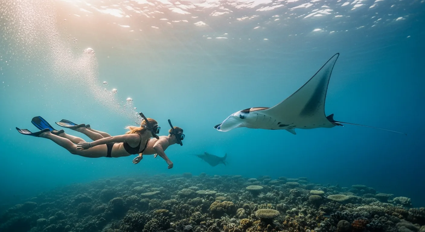 Manta Point Komodo Experience: Karang Makassar Drift Snorkel UHNW